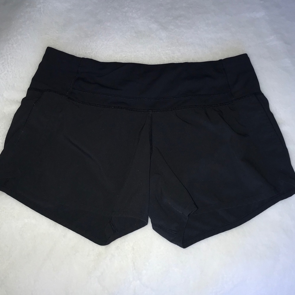 Lululemon Speed Up Shorts 4” Size 4 Black